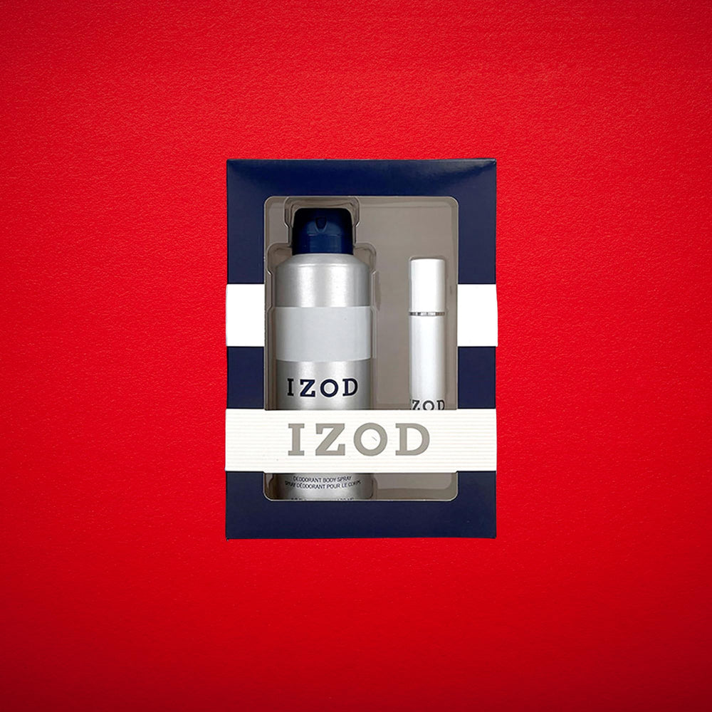 IZOD Legacy White body spray can for quick post-work refresh.