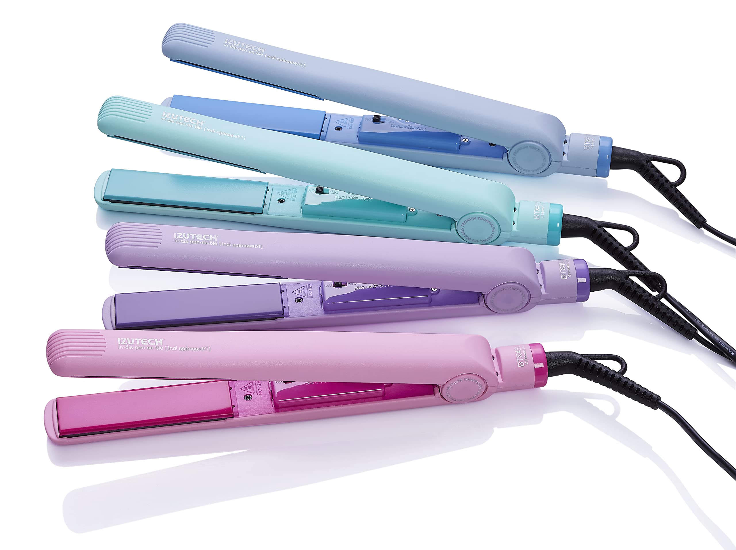 IZUTECH BTX450 styling in use for quick, frizz-free results.