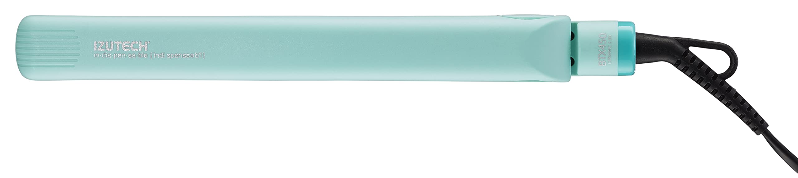 IZUTECH BTX450 negative ions emission close-up for silky shine.