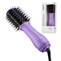 Izutech Toro portable 2-in-1 hair dryer with volumizing brush in compact design for easy styling.