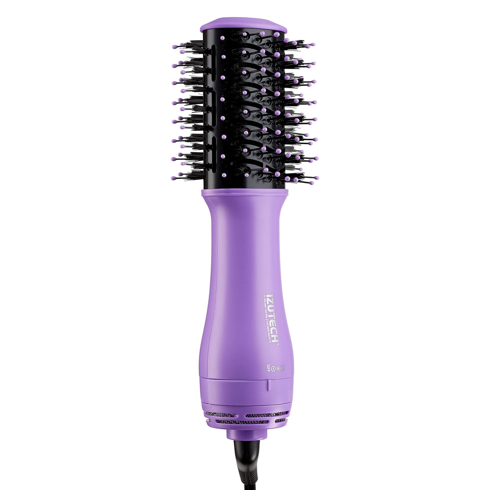 Izutech Toro portable dryer in use delivering quick blow-dry with volume.