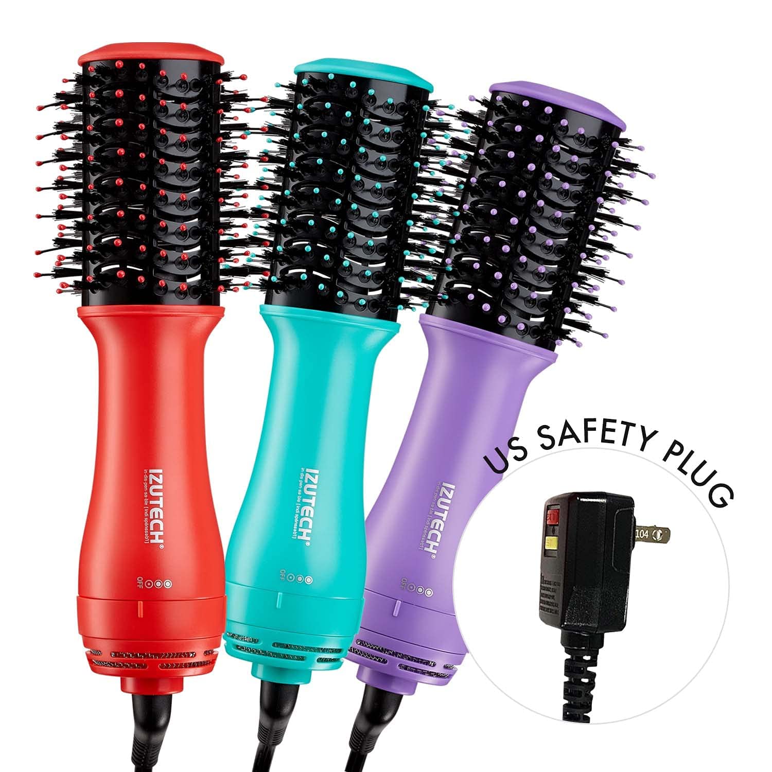 Izutech Toro volumizing brush in action during a styling session.