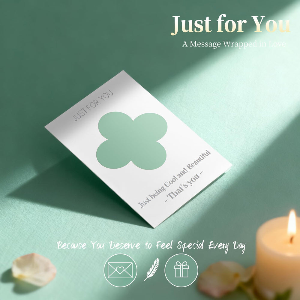 IZZUBIZ delicate greeting card included for heartfelt messages.