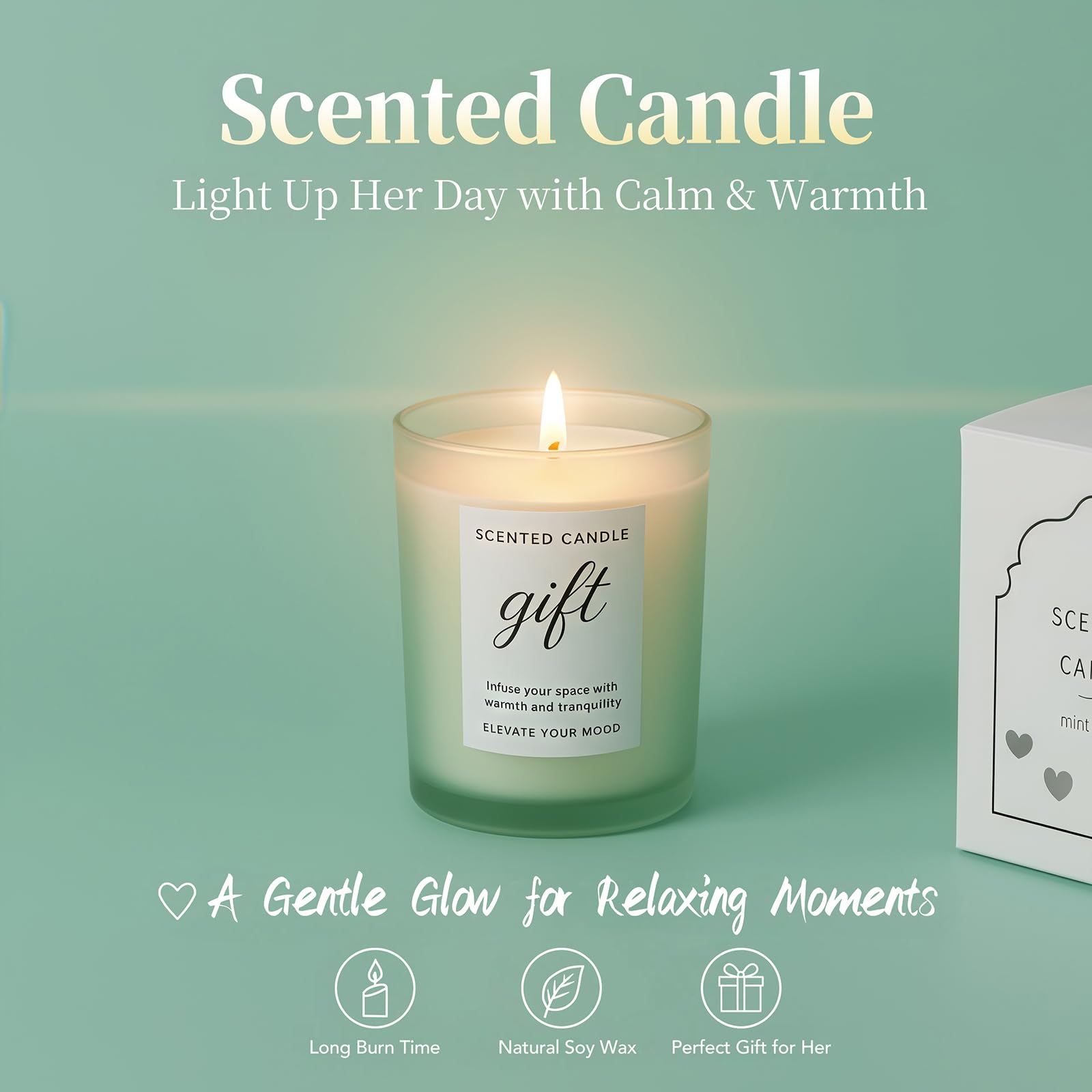 IZZUBIZ scented candle and pampering kit ready for gifting.