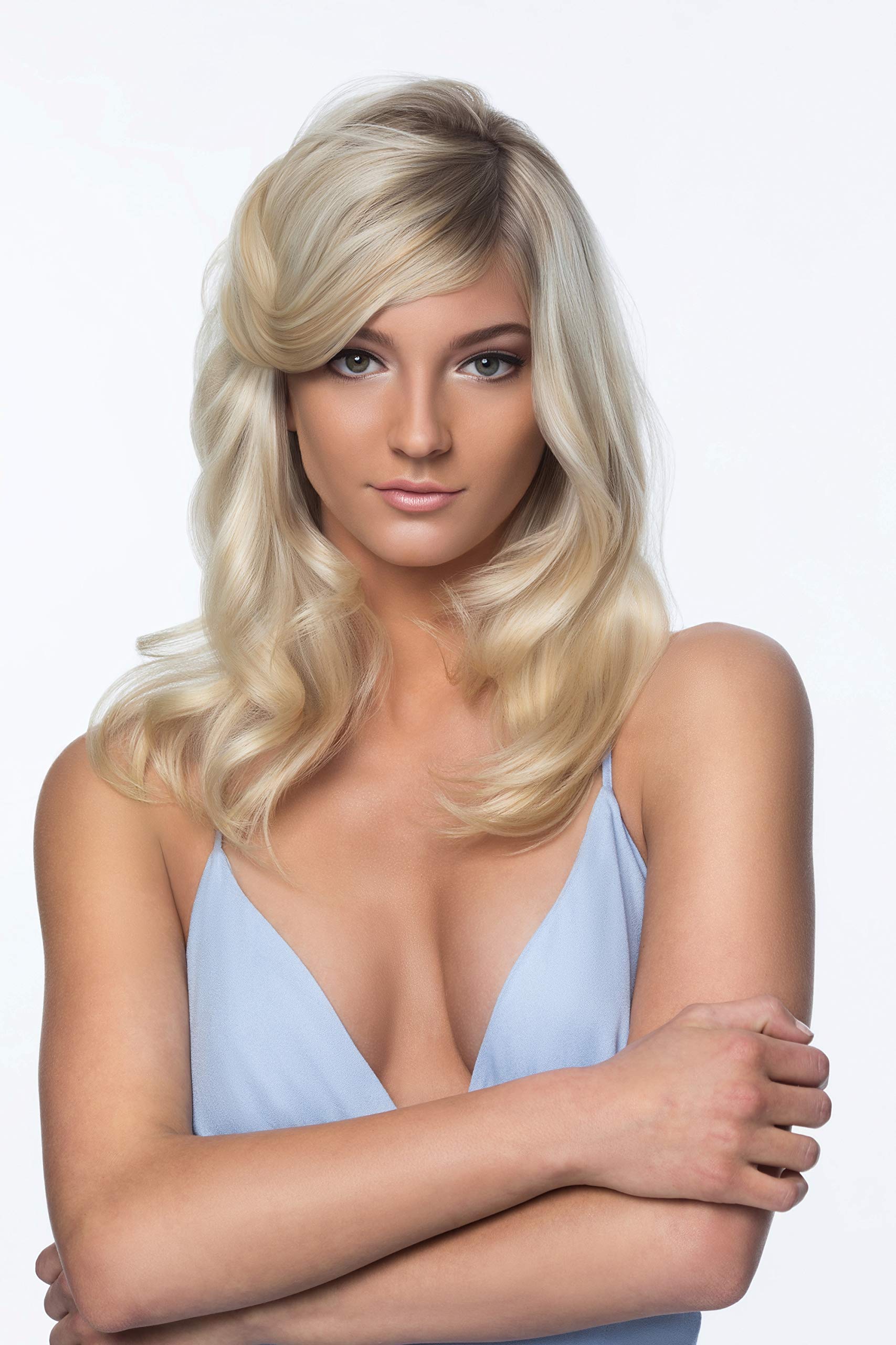 J Beverly Hills Addbody after-use hair looks refreshed and volumized.