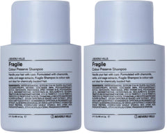 J Beverly Hills Blue Fragile Colour Preserve Shampoo bottle with sage oil for color-safe cleansing.
