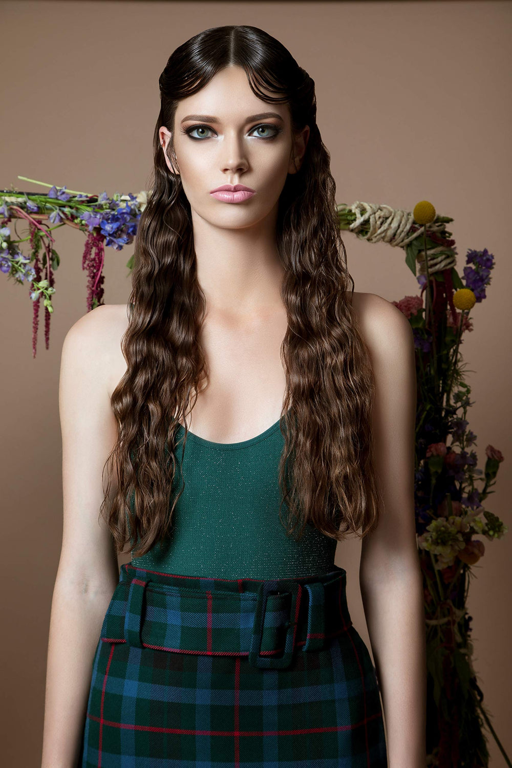 Rinsing the conditioner yields smooth, manageable hair.