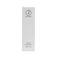 J Beverly Hills Platinum Revive oil dropper dispensing for even distribution