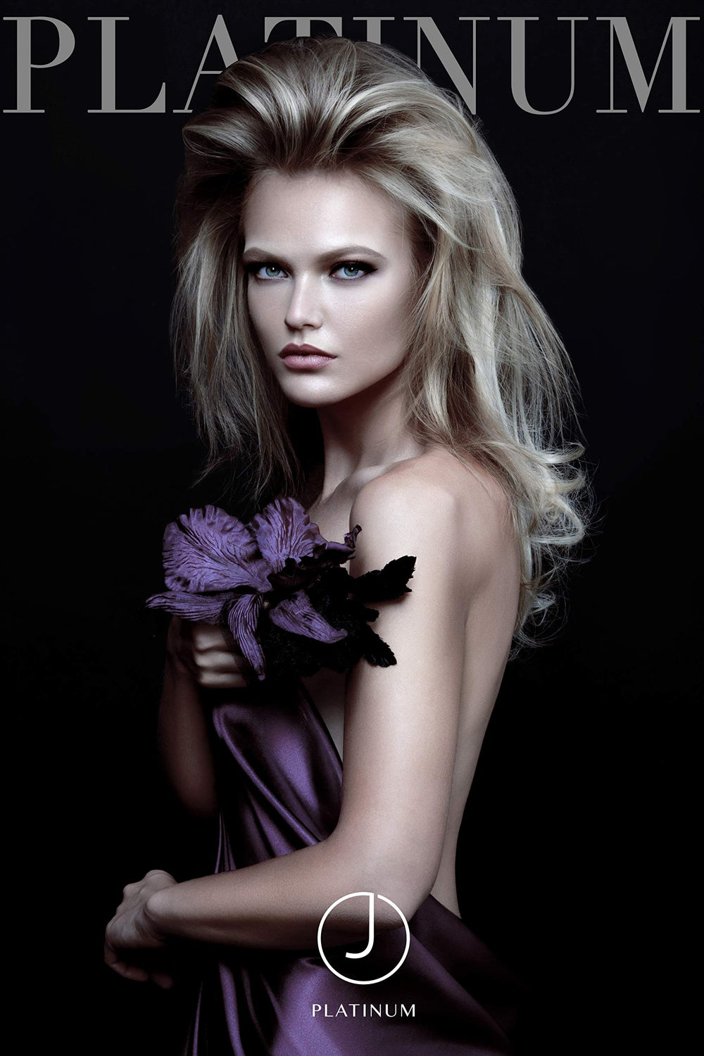 J Beverly Hills Platinum Volume Shampoo shows hair lift and moisture