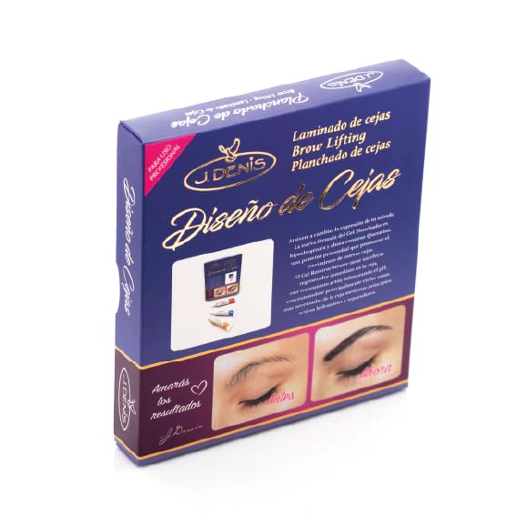 J. Denis Eyebrow Design Kit four brushes for precise shaping