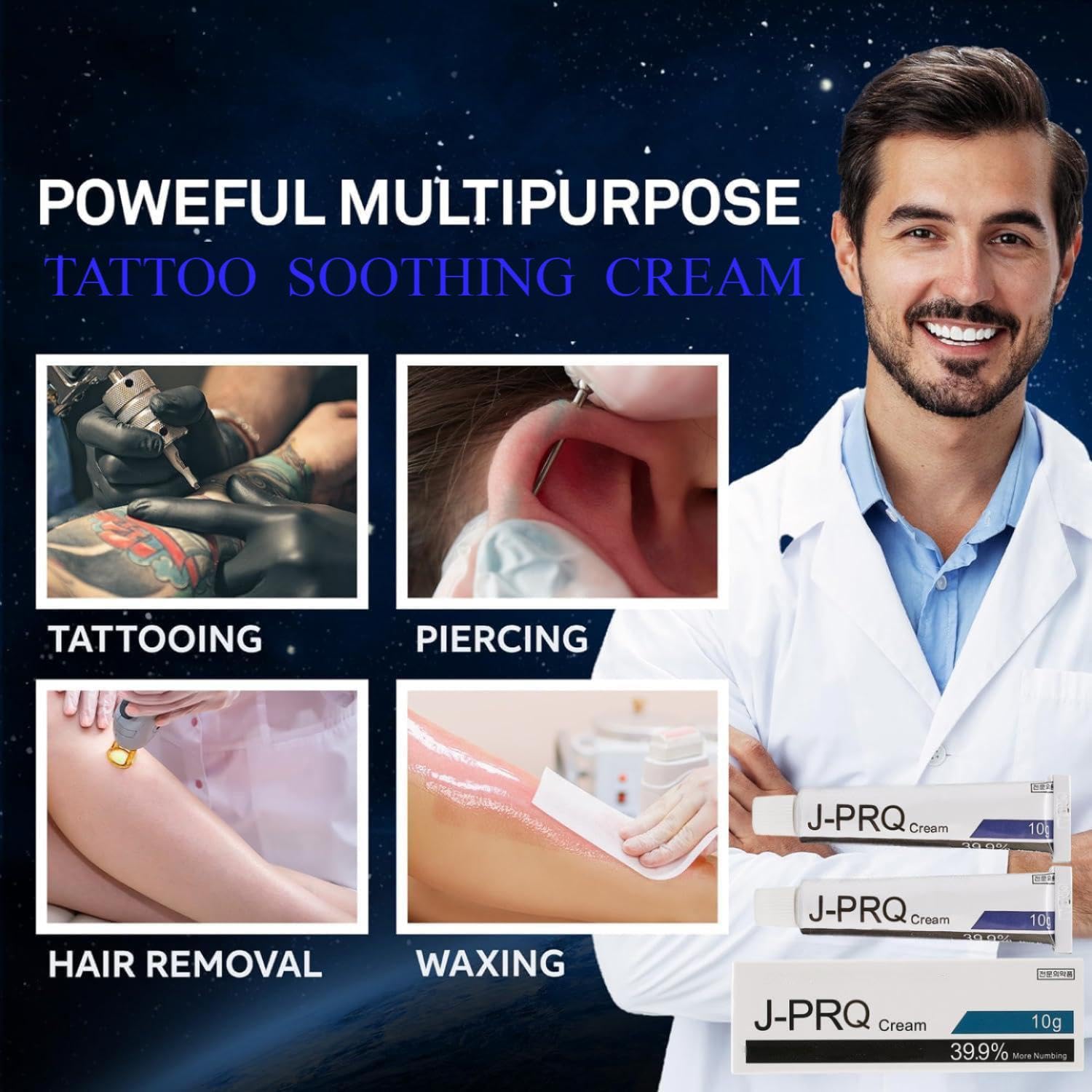 J-PRQ tattoo studio use application, ready-to-use during sessions.