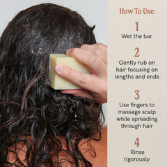 J.R.LIGGETT’S conditioner bar close-up, creamy texture for nourishing hydration.