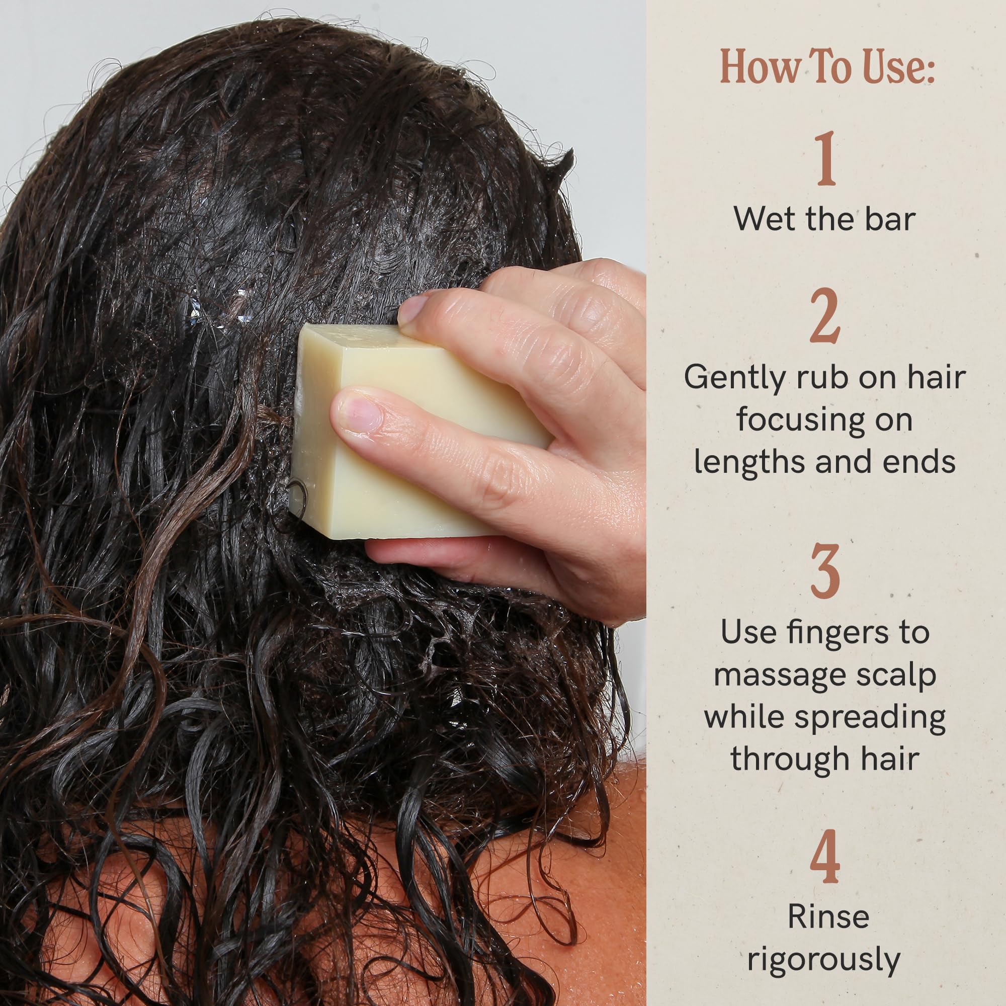 J.R.LIGGETT'S Tea Tree Shampoo Bar ingredients blend shown.