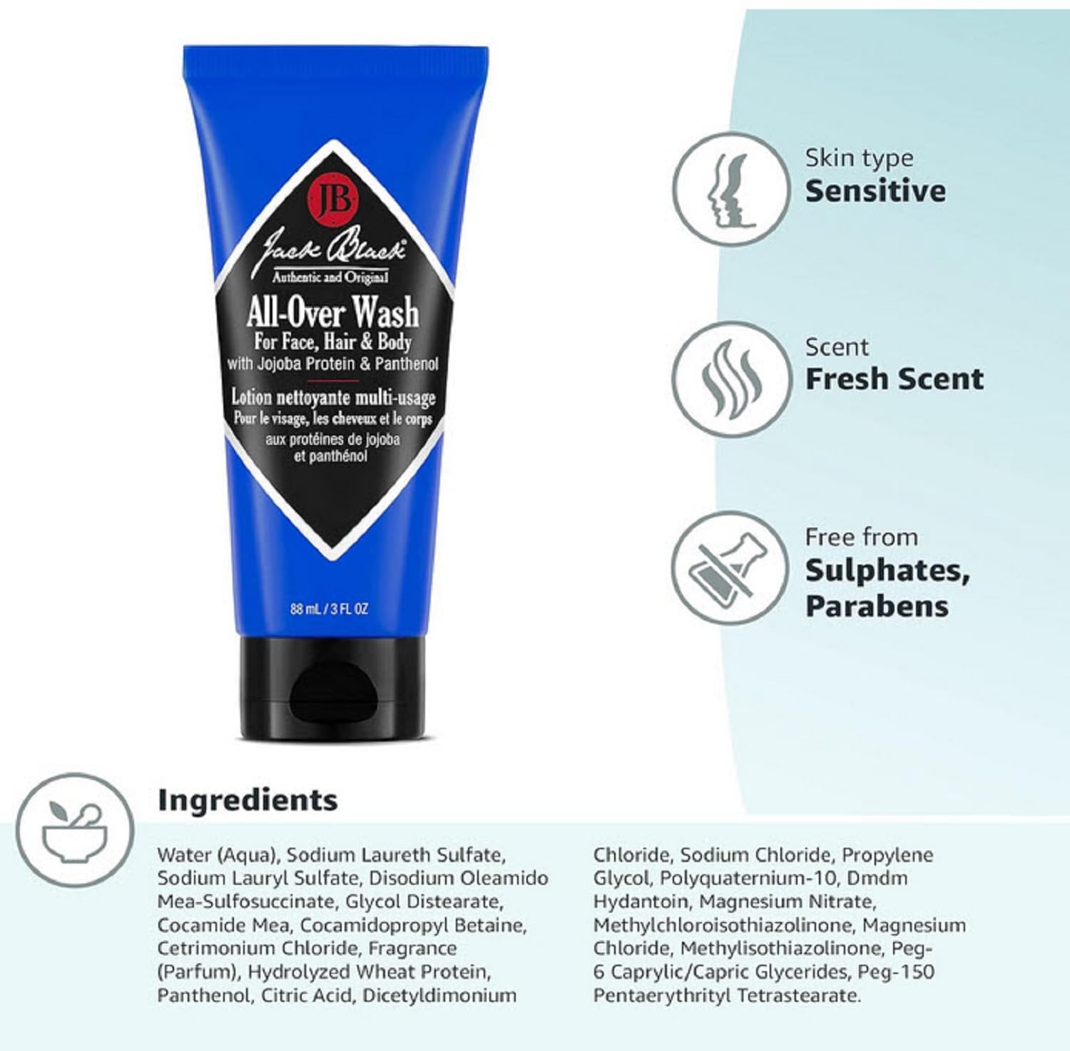 Packaging shot highlighting USA-made, cruelty-free formulation