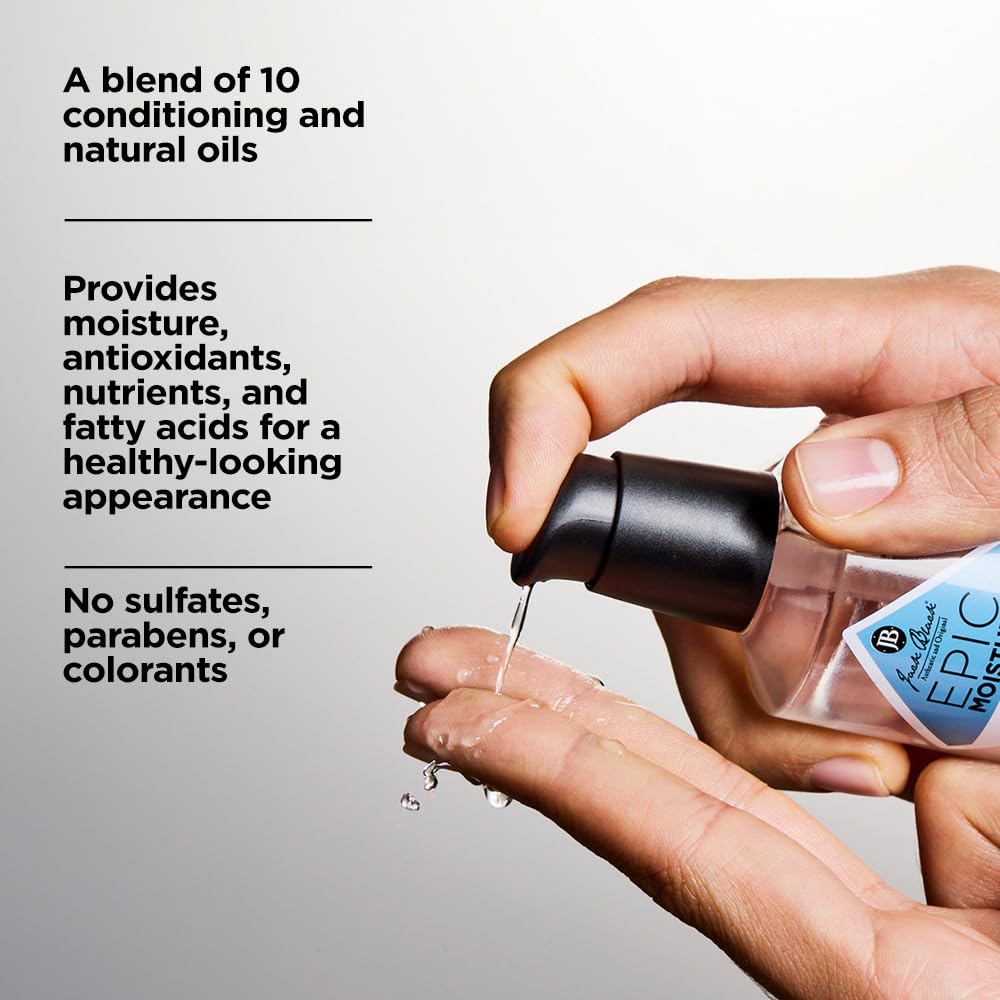 Shaving prep: soothing, moisturizing oil for a smooth shave.