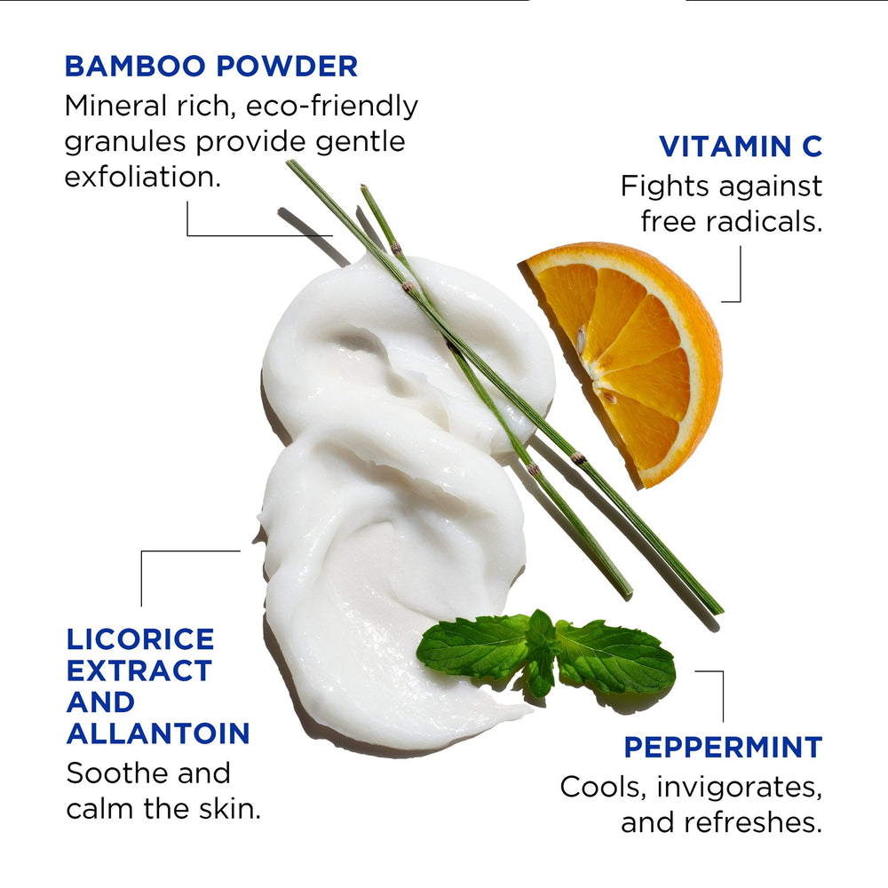 Jack Black Face Buff Energizing Scrub texture with micro-granules for gentle exfoliation.