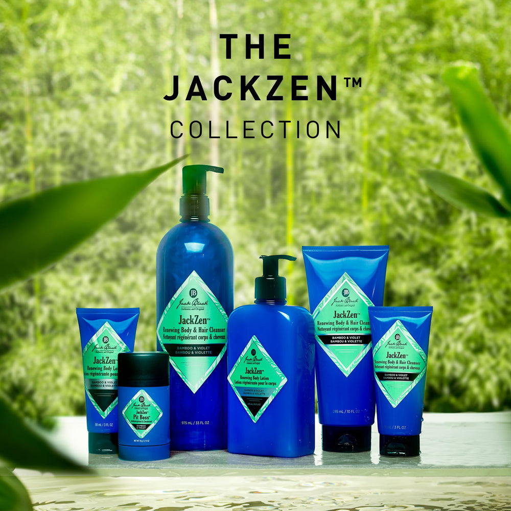 Jack Black JackZen Pit Boss application demonstrates easy glide and quick dry.