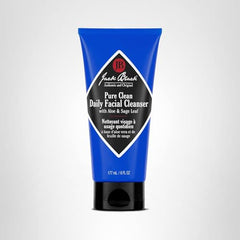 Jack Black Pure Clean Daily Facial Cleanser ingredients close-up showing soothing extracts and oil control