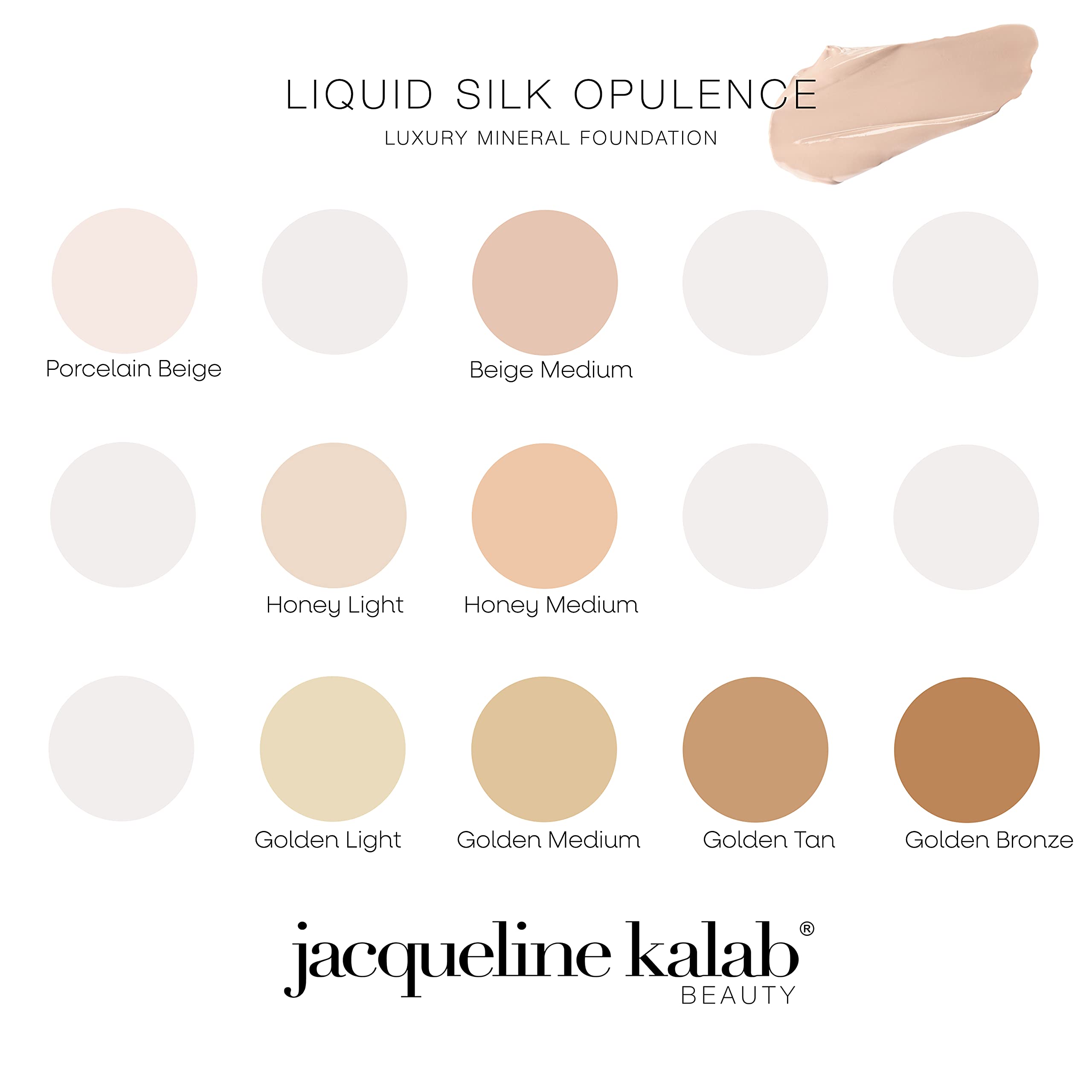 Model skin glow with breathable, long wearing finish from Jacqueline Kalab Opulence