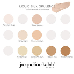 Model skin glow with breathable, long wearing finish from Jacqueline Kalab Opulence