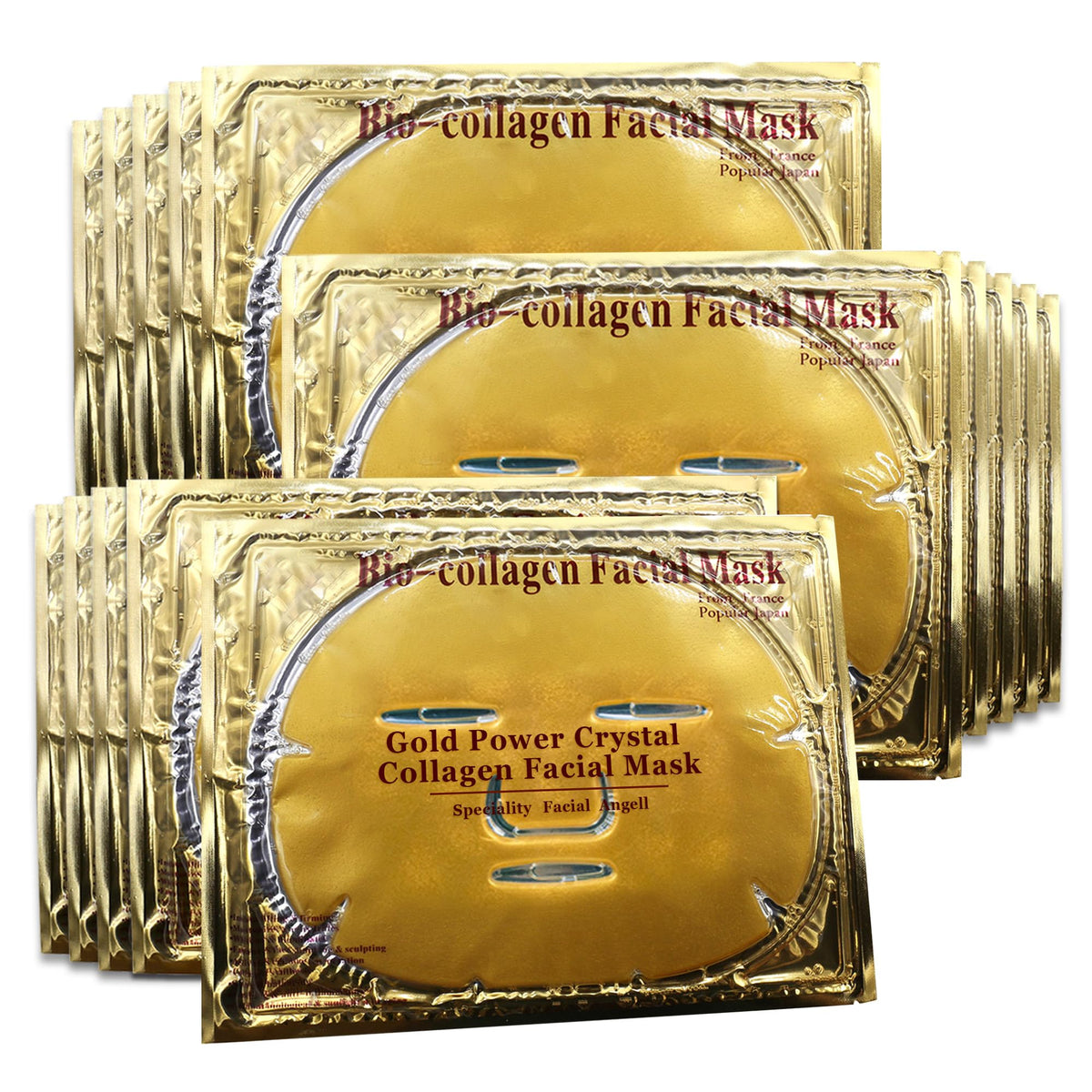 Jakuva 24k gold gel face mask packaging ready for at-home spa hydration