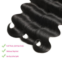 Jaliyah Brazilian virgin body wave bundles in 22 inch for dramatic length