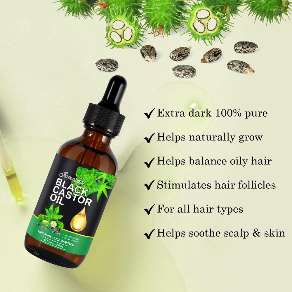 Jamaican Black Castor Oil on skin for hydration and smoother texture