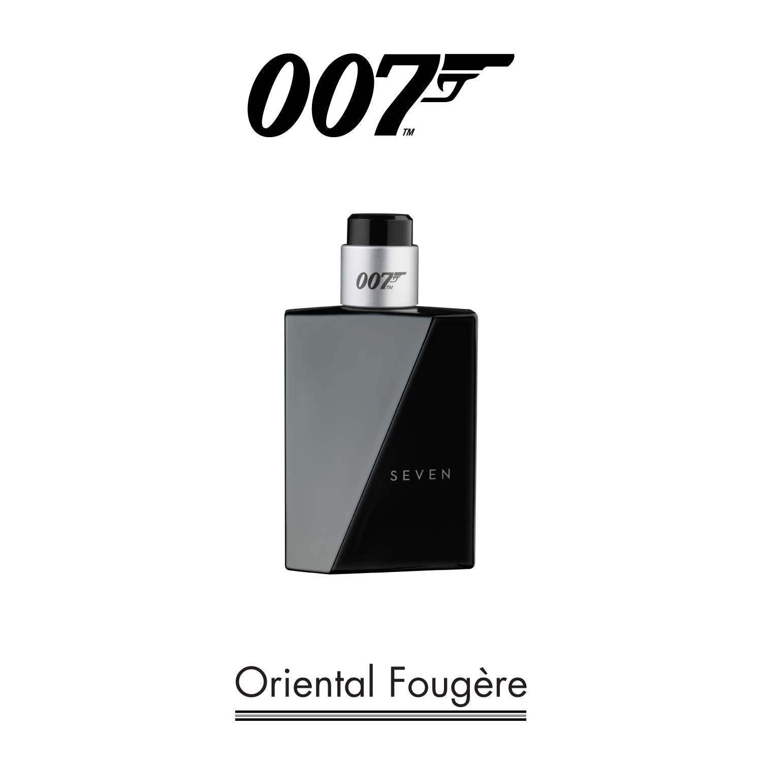 James Bond 007 Seven Colognes packaging display for premium gifting or display