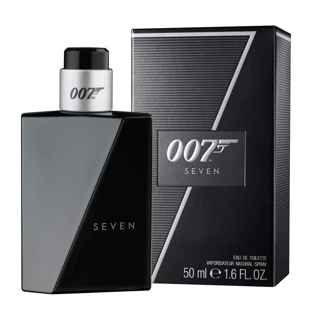 James Bond 007 Seven Colognes silver twist cap highlights premium gadget-inspired design