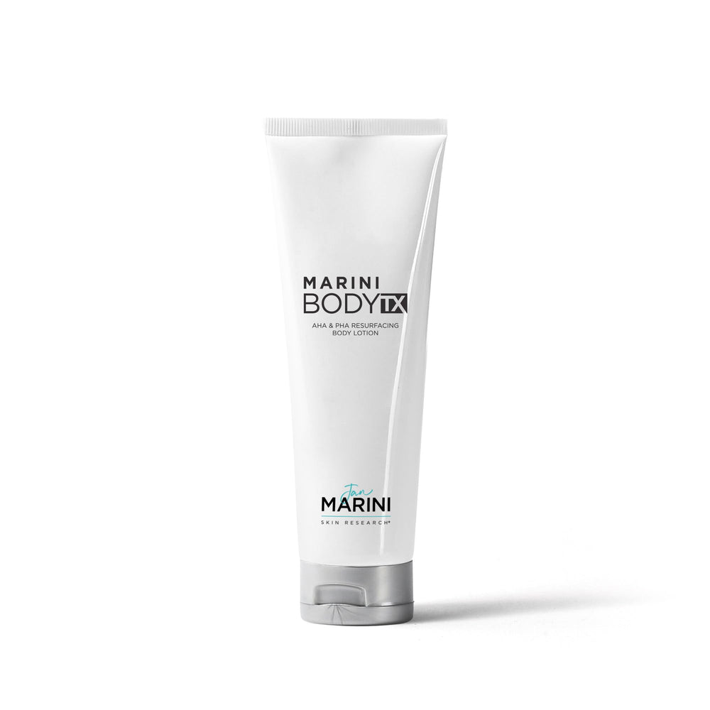 Jan Marini BodyTx bottle pour for controlled dispensing and quick hydration.