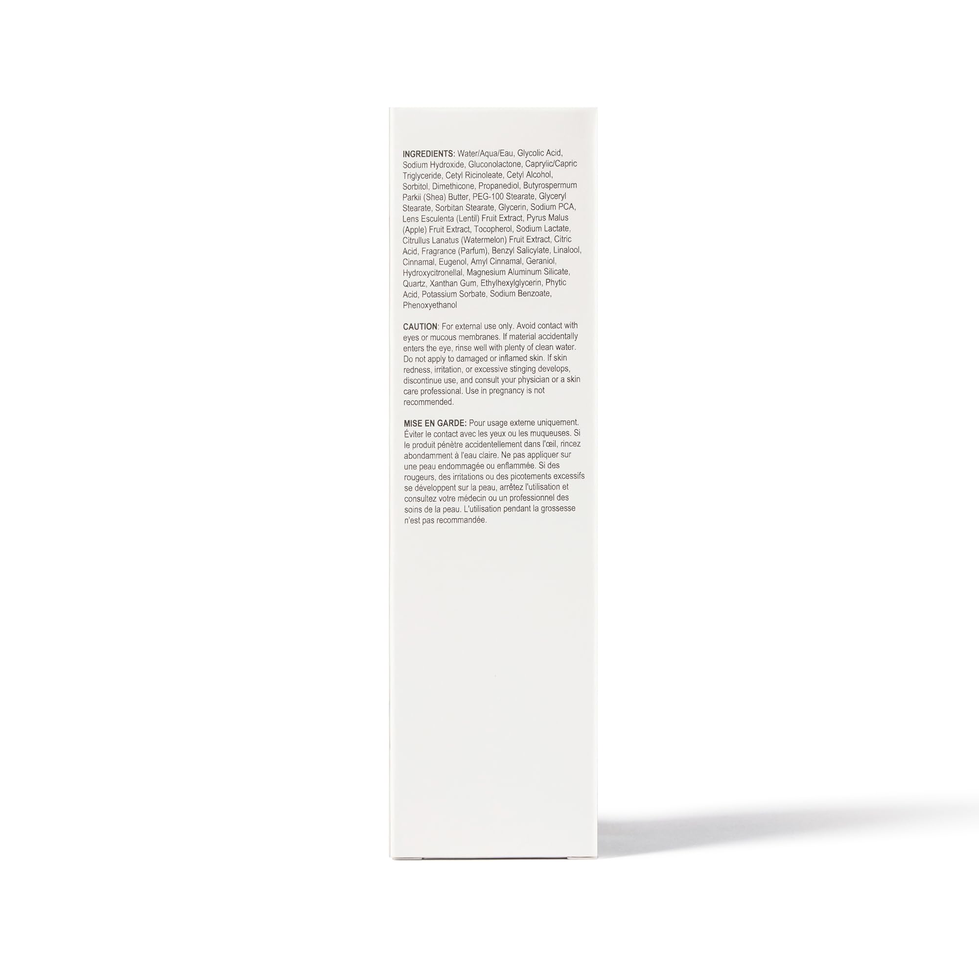 Jan Marini BodyTx cream application shows smoothing texture and targeted moisturization.