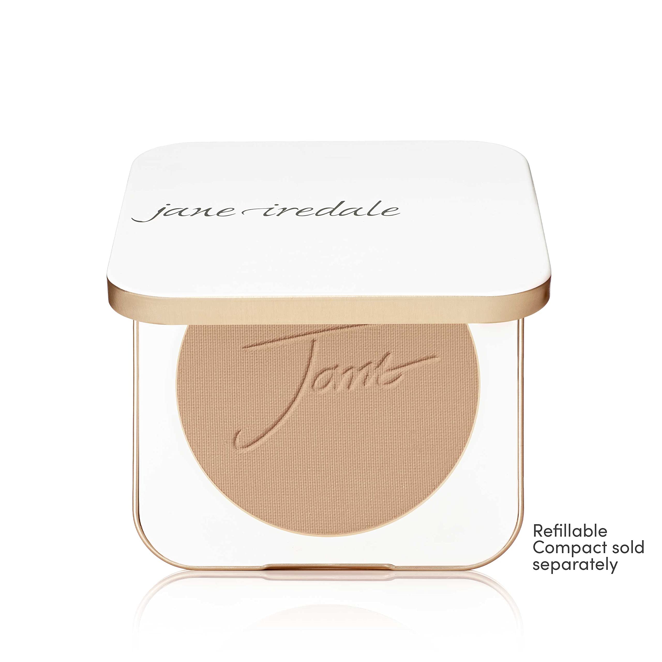 Jane Iredale PurePressed Base Riviera fini seconde peau: rendu discret et mat.