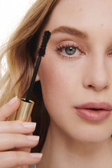 Application in inner and outer corners with Beyond Lash Mascara