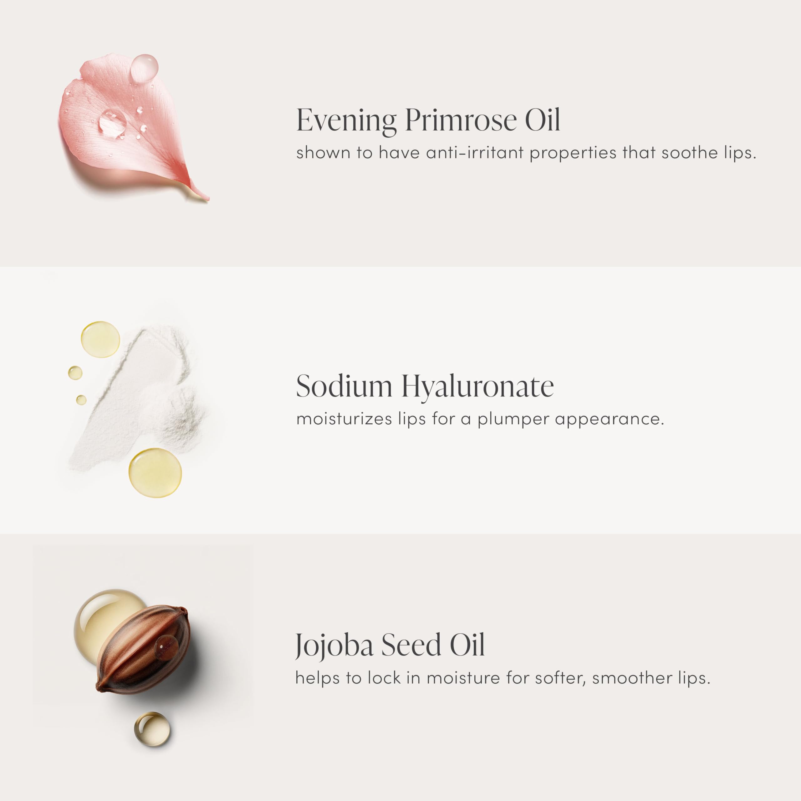 Lips appear full and softly defined after applying ColorLuxe Nectar gloss