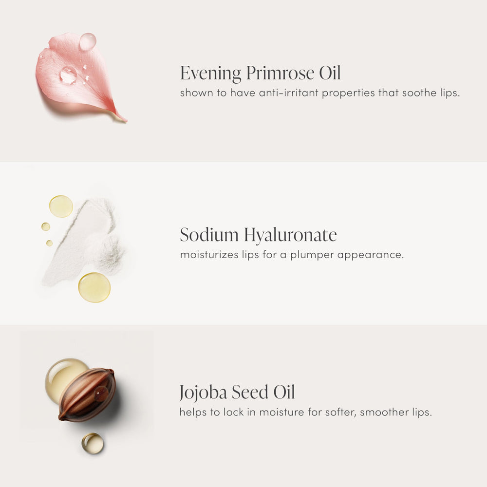 Lips appear full and softly defined after applying ColorLuxe Nectar gloss