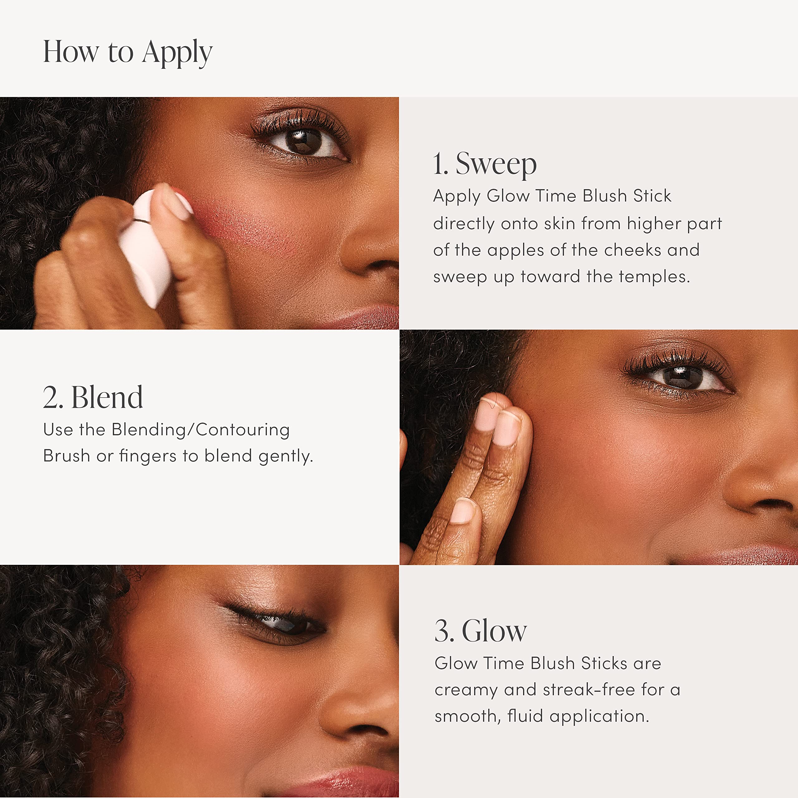 Jane Iredale Glow Time Blush Stick natural flush for everyday wear