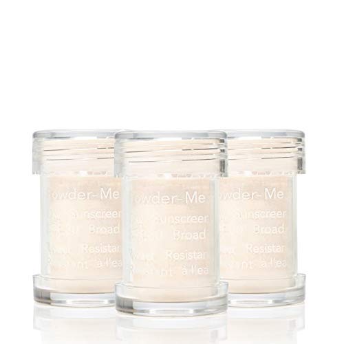 Powder-Me SPF 30 applied on the face for light, breathable sun protection