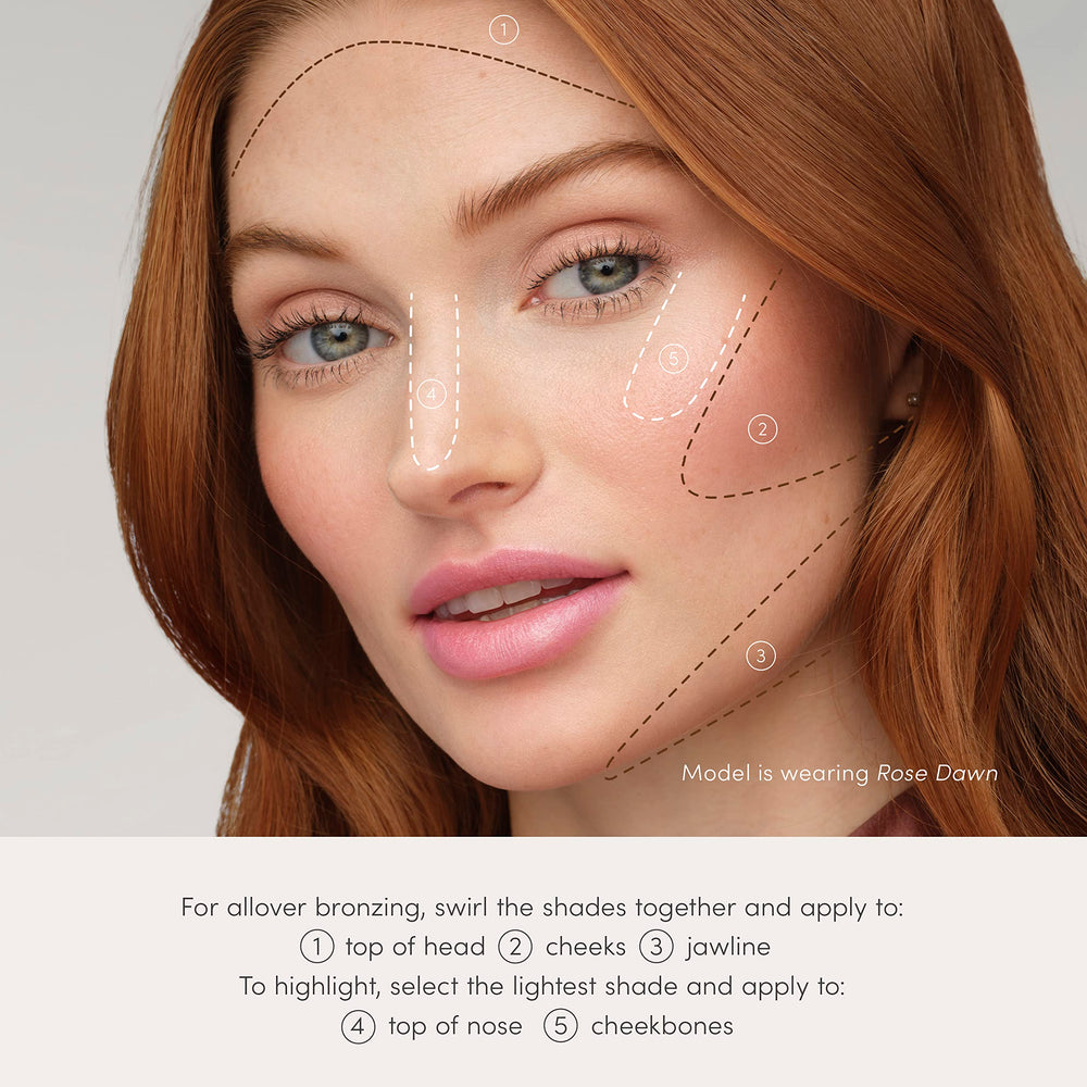 Jane Iredale PureBronze shimmer on eyelids for versatile looks