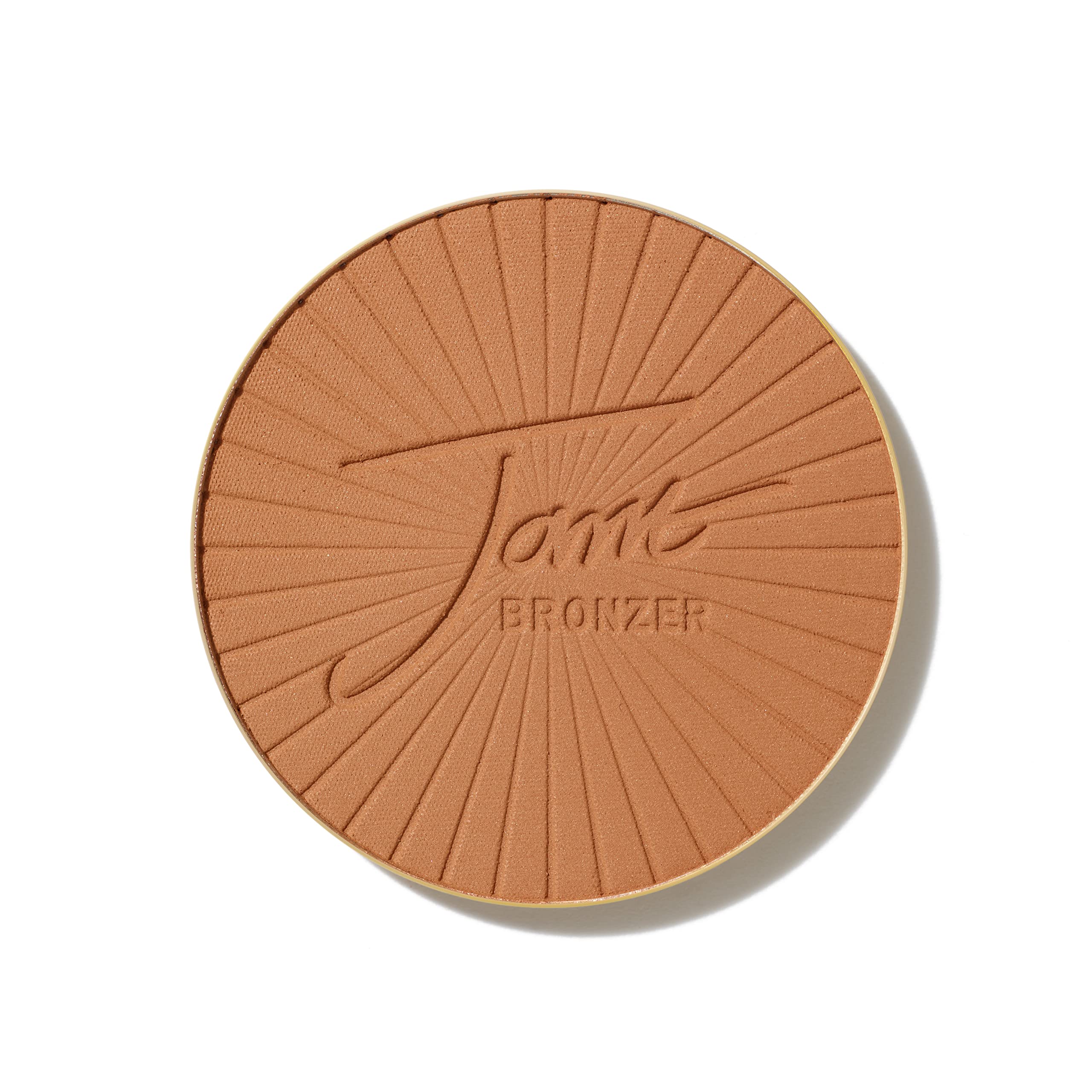 Jane Iredale PureBronze Matte Bronzer refill shown in compact for seamless, waste-free touch-ups.