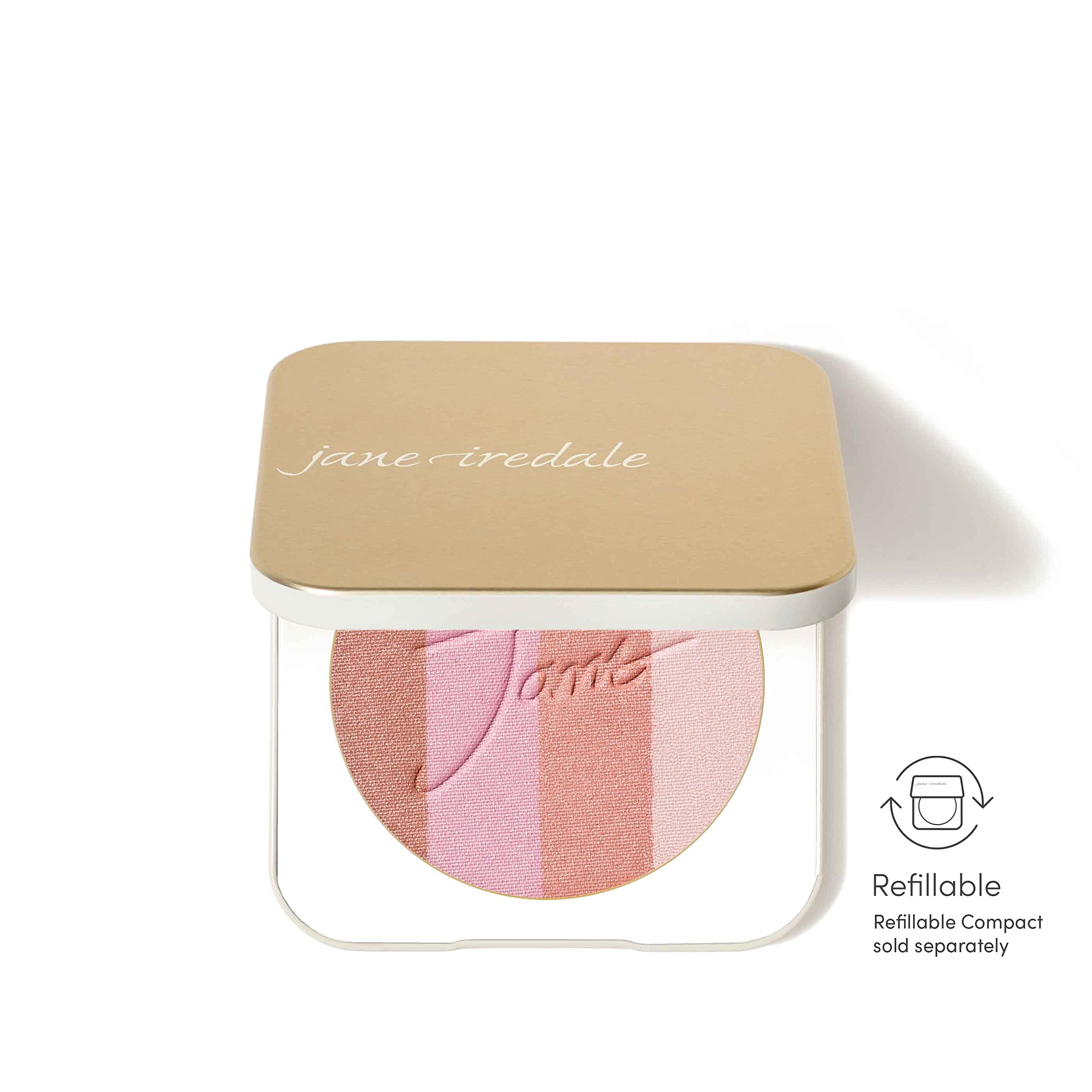 Jane Iredale PureBronze palette close-up shows four blendable shades