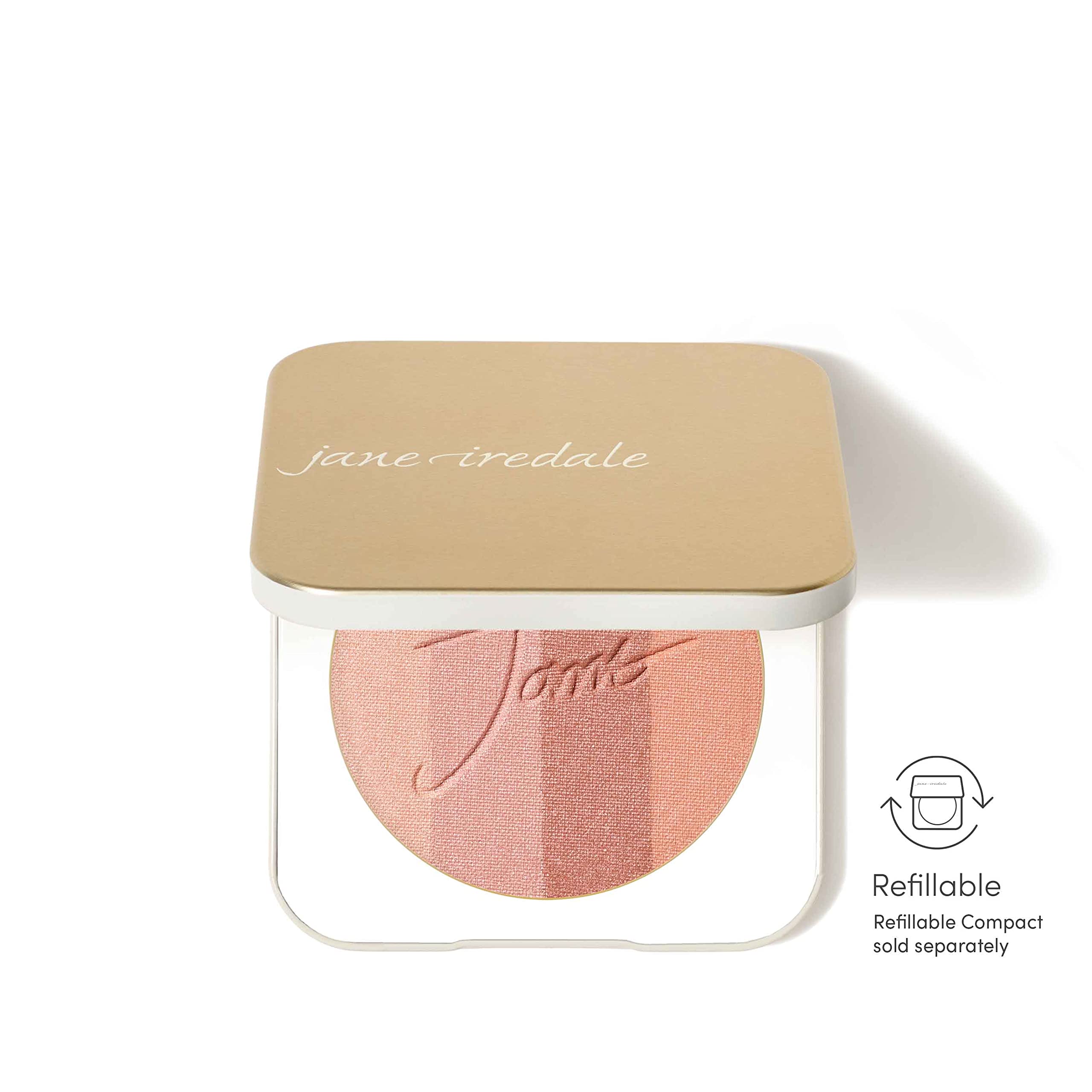 Jane Iredale PureBronze Shimmer Shades Blend enables soft, seamless warmth on cheeks and lids