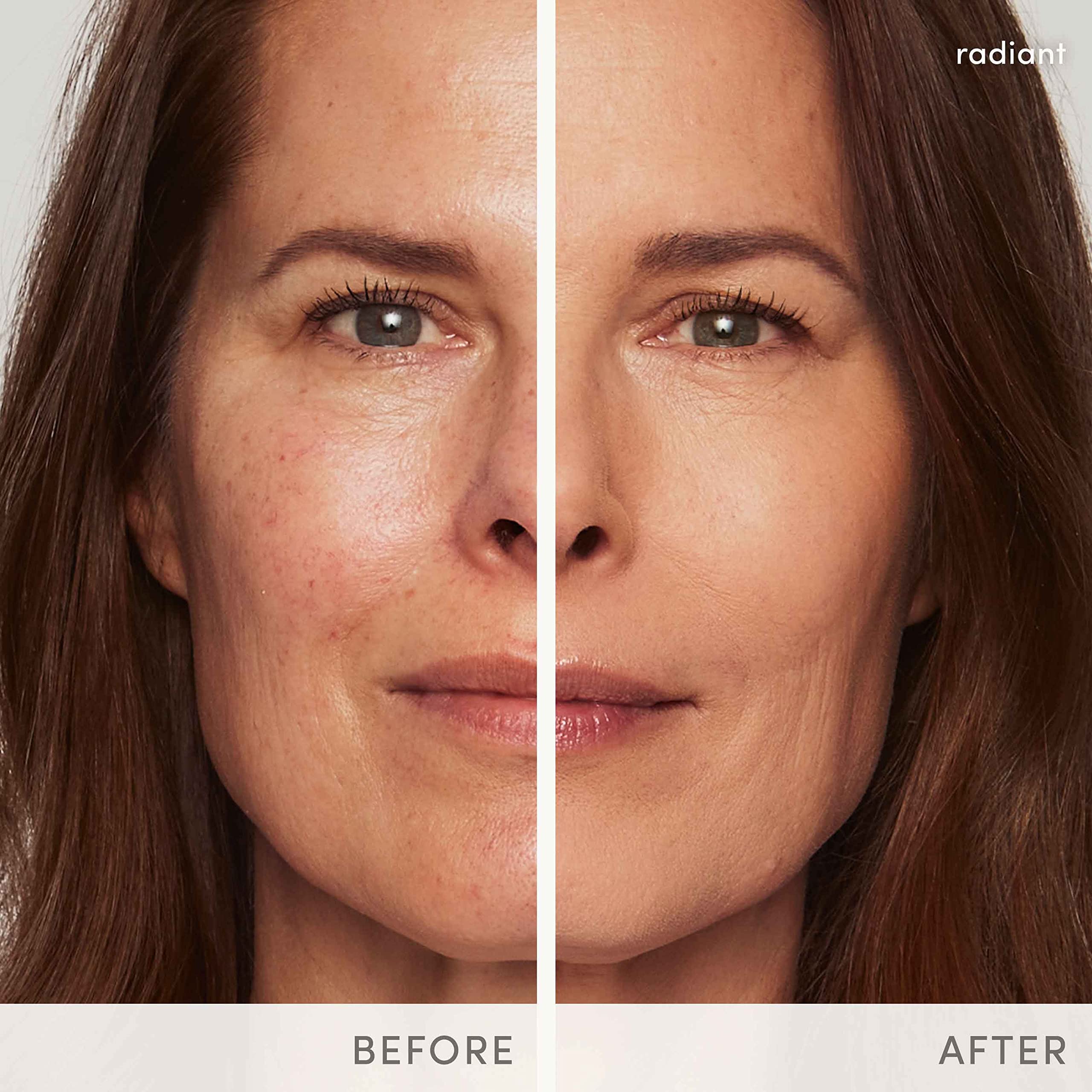 Close-up of applying Jane Iredale PurePressed Base for light to medium coverage.