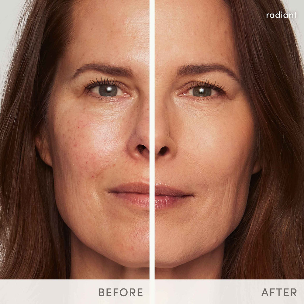 Close-up of applying Jane Iredale PurePressed Base for light to medium coverage.