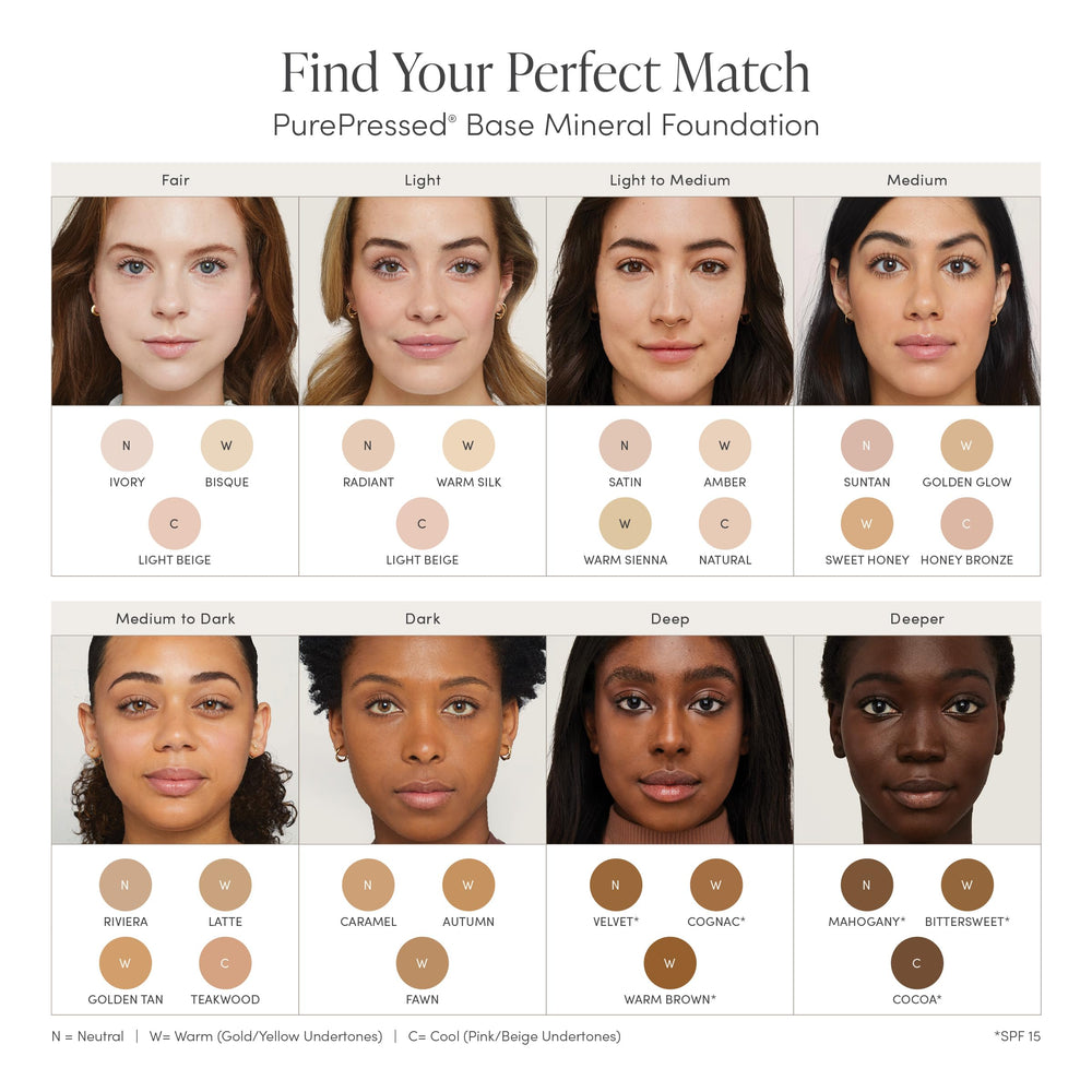 Jane Iredale Purepressed Base Golden Glow compact for quick, natural coverage on the go.
