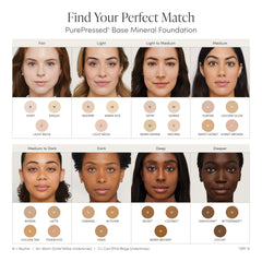 Jane Iredale Purepressed Base Golden Glow compact for quick, natural coverage on the go.