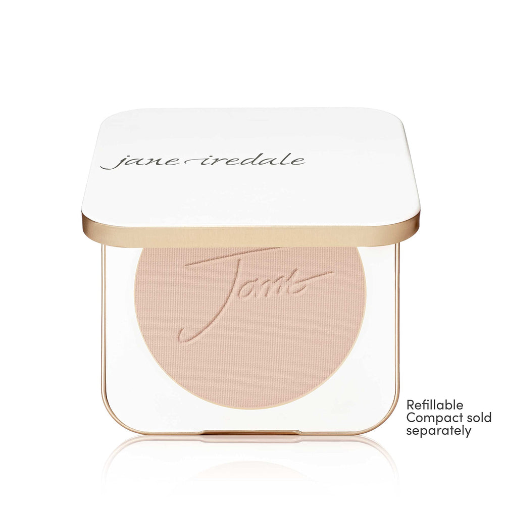 Jane Iredale PurePressed Base is oil-free for a weightless feel.