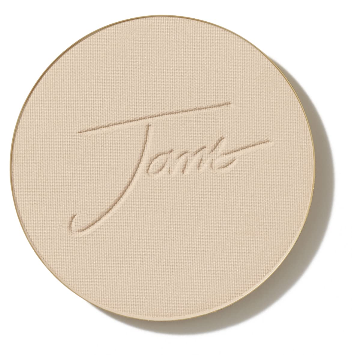 Jane Iredale PurePressed Base Refill packaging close-up for easy refill.
