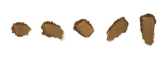 Application close-up of Jane Iredale PurePressed Base Warm Brown for smooth coverage