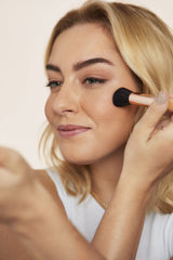 Jane Iredale PurePressed Blush soft pink shade enhances cheeks with a gentle finish.
