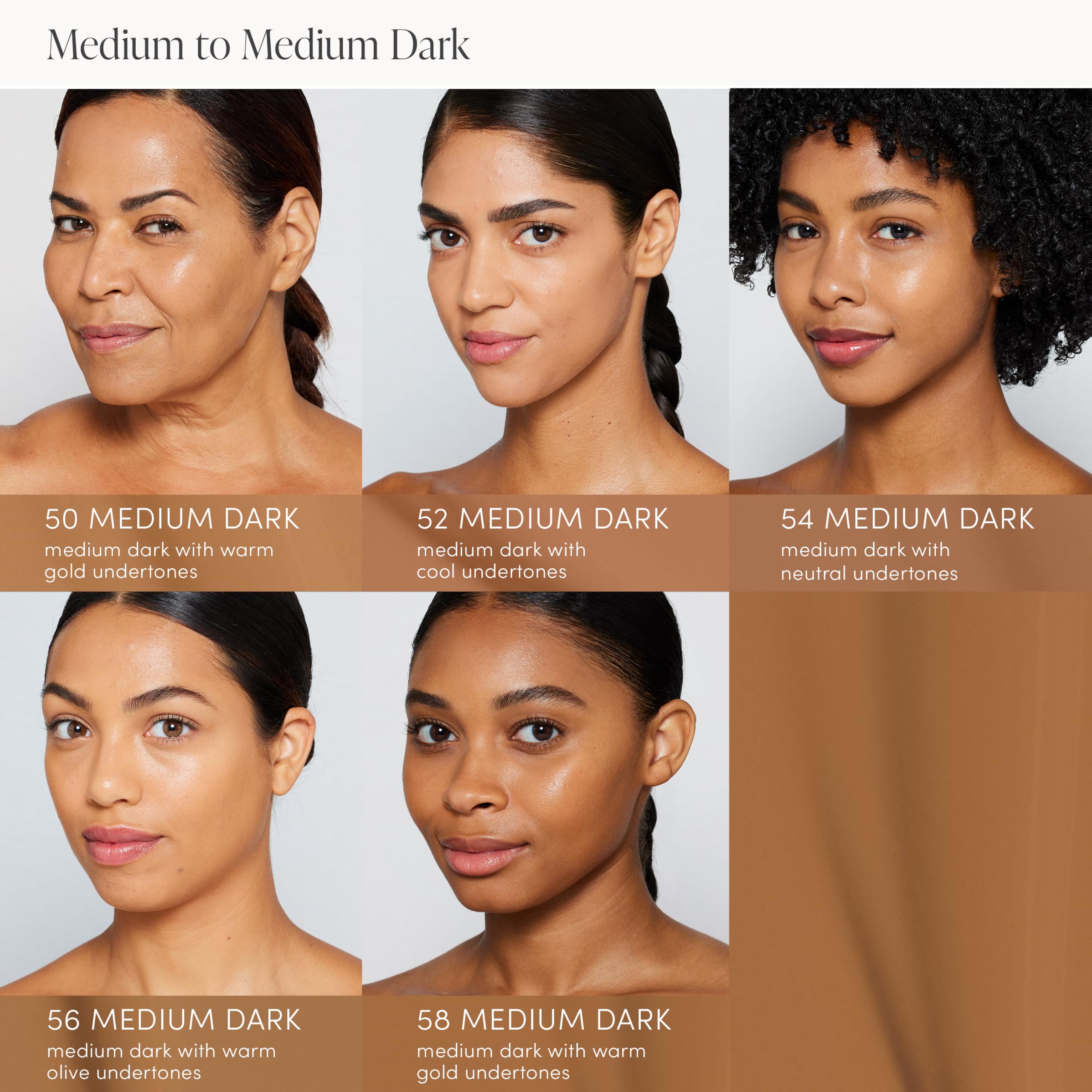 Close up shows blur of fine lines and smoother texture after application.
